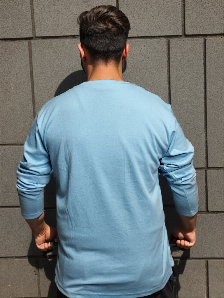 Oversized Winter Sky Blue Tee - CIVIES