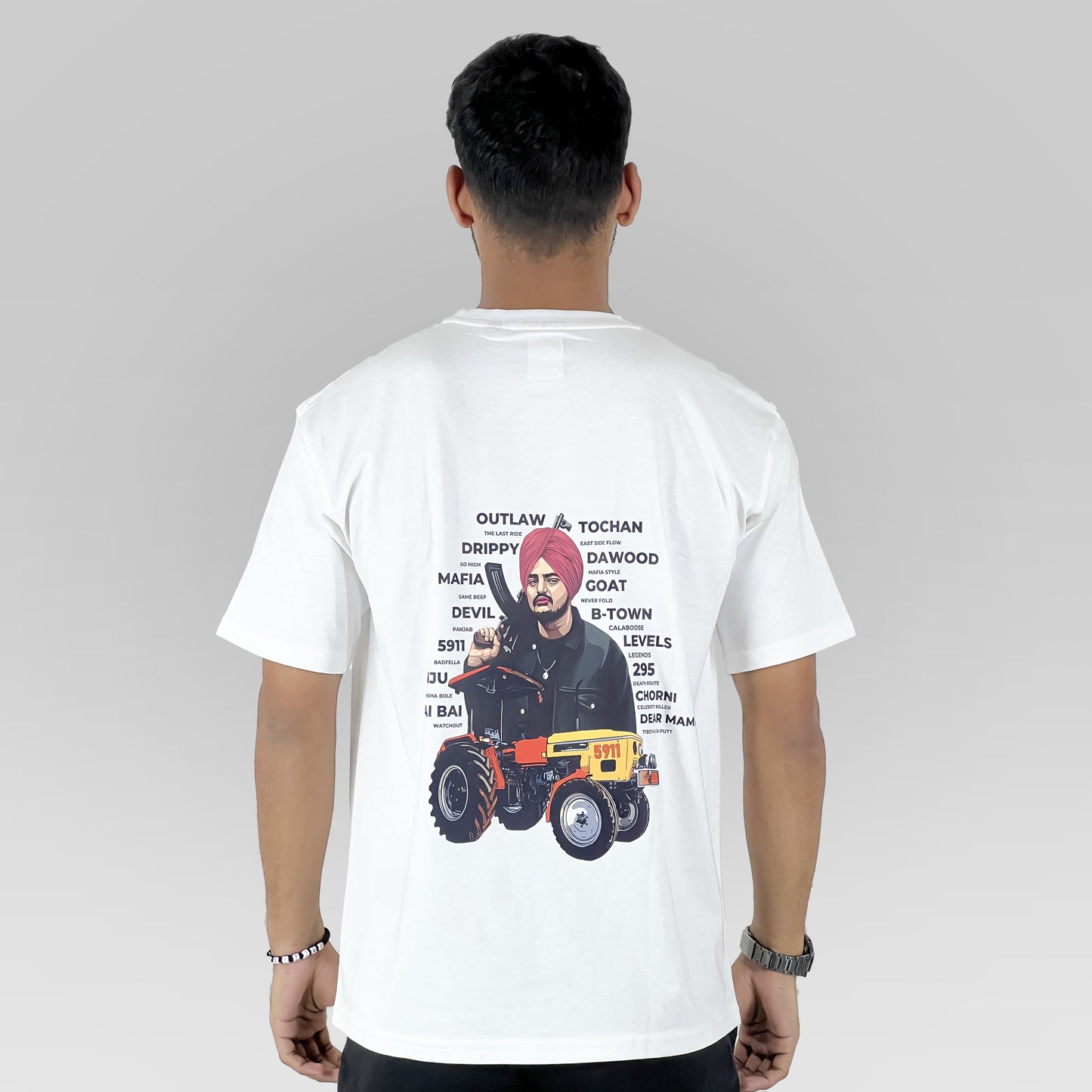 Sidhu Moosewala Goat Oversized T-Shirt - CIVIES