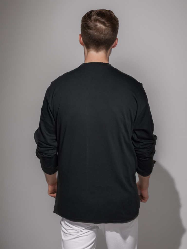 Oversized Winter Black Tee - CIVIES