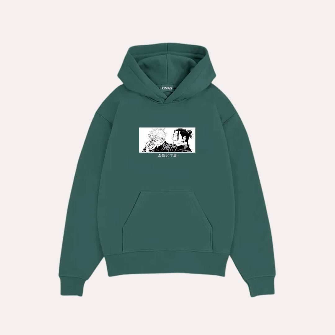 Gojo and Geto Jujutsu Kaisen Oversized Hoodie - CIVIES