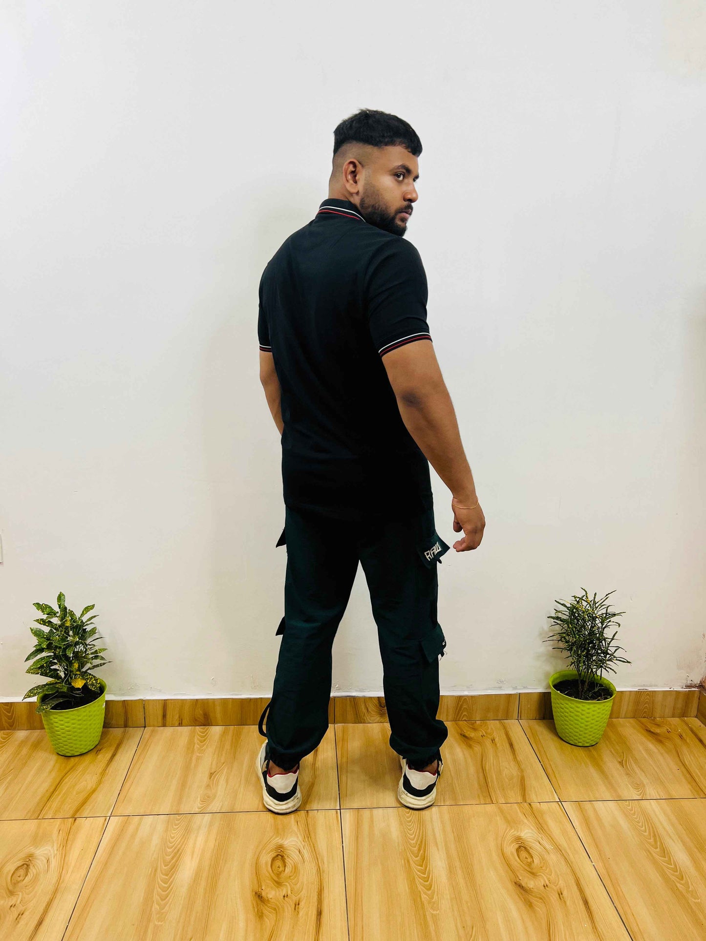 Black- White Striped T-shirt (6001A) - CIVIES