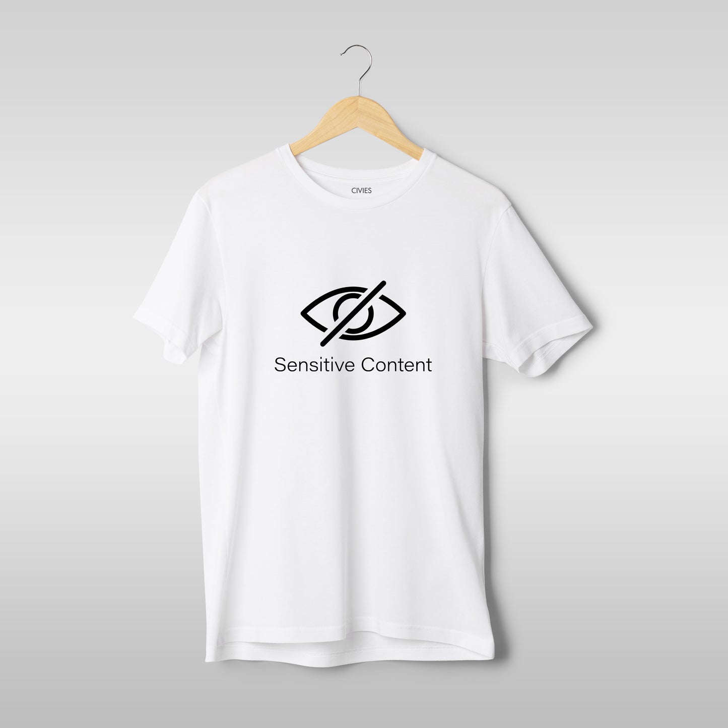 Sensitive Content Regular Fit T-Shirt - CIVIES