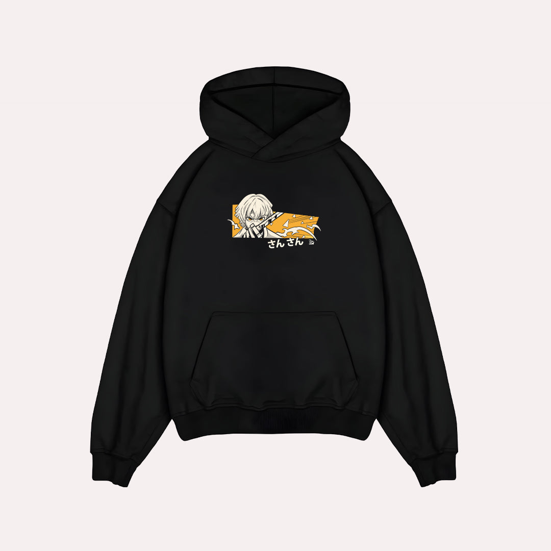 Demonslayer Zenitsu Oversized Hoodie - CIVIES