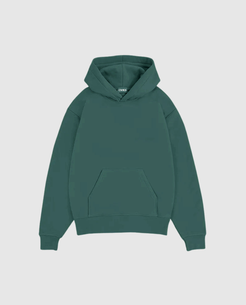 Bottle Green Oversized Hoodie - CIVIES