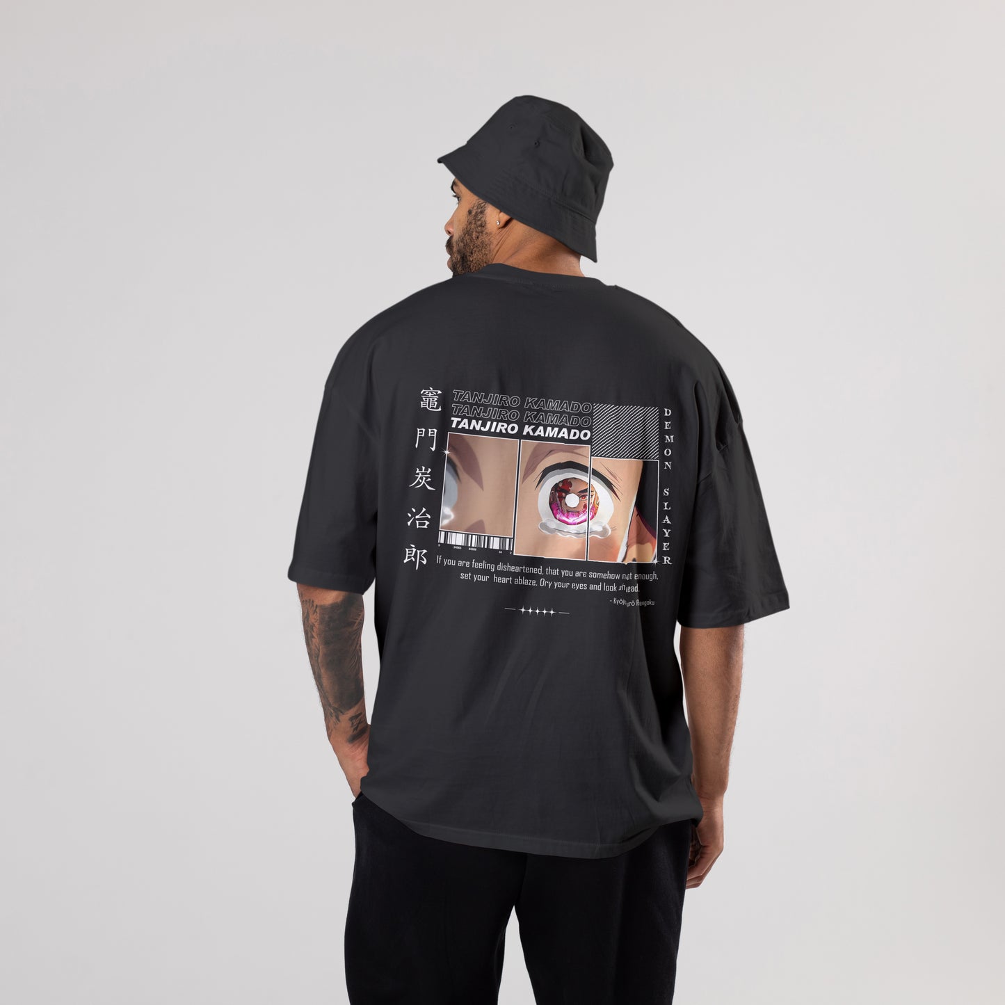 Demonslayer Tanjiro Kamado Oversized T-Shirt - CIVIES