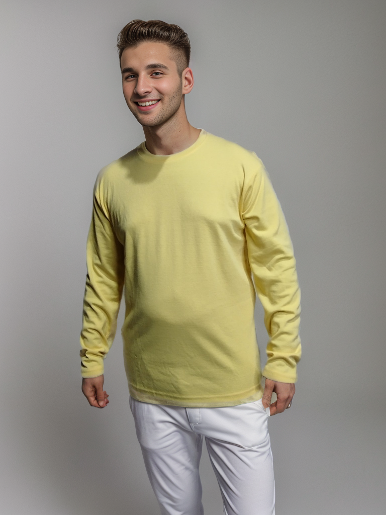 Oversized Winter Yellow Tee