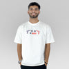 Sidhu Moosewala Never Fold Never Back Down Oversized T-Shirt - CIVIES
