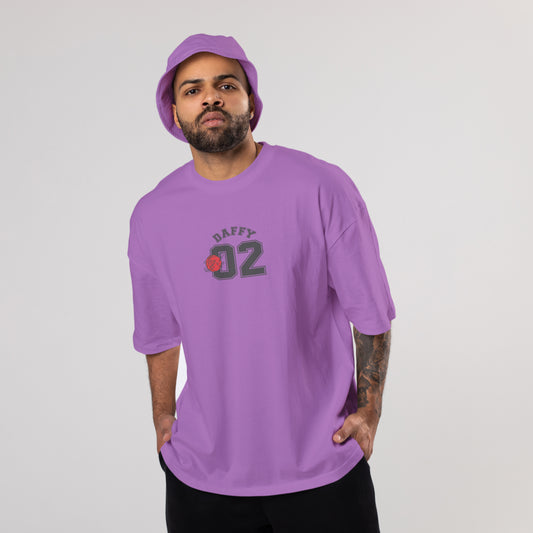 Colorful DAFFY Oversized T-Shirts: Lavender: Elegant Lavender Haze