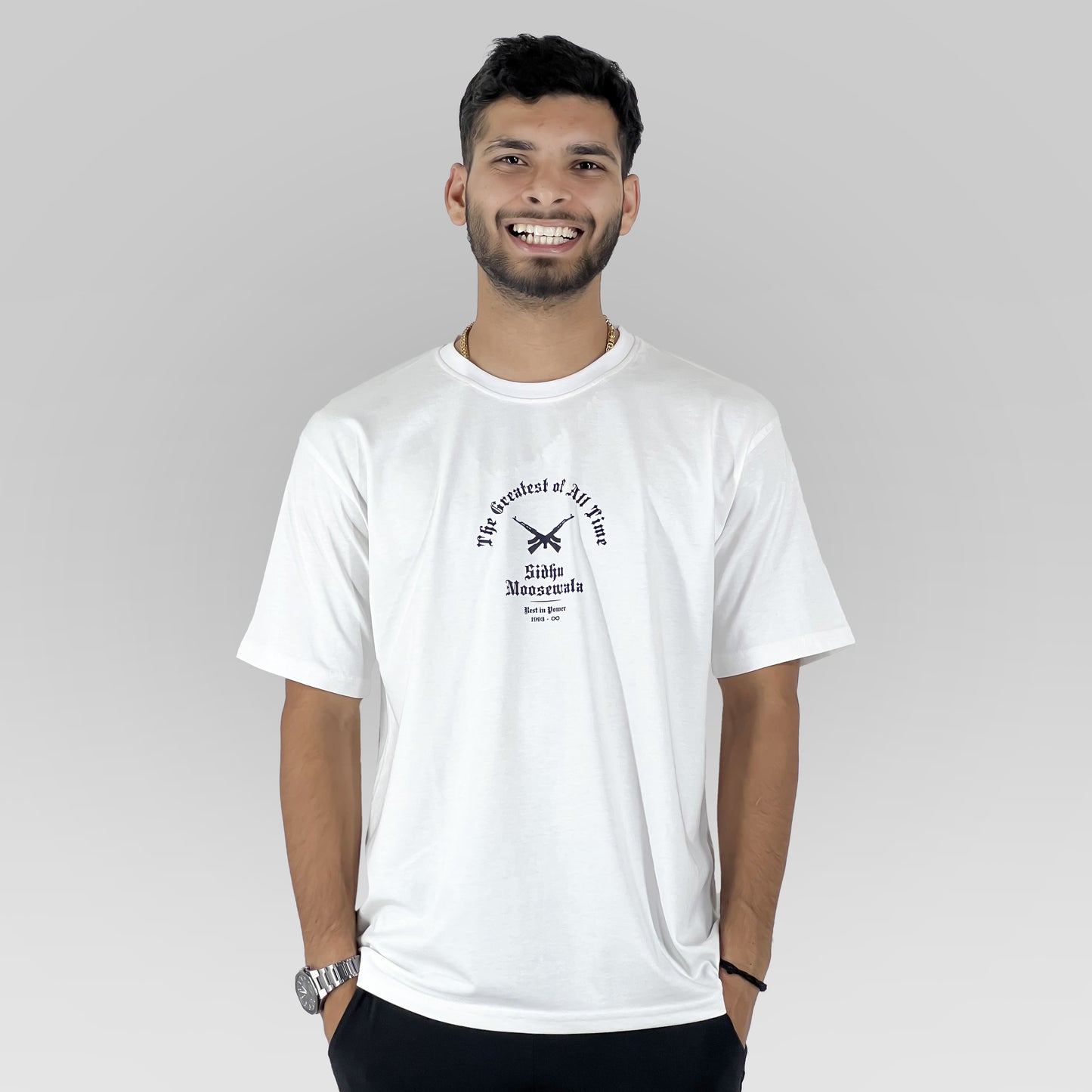 Sidhu Moosewala Goat  Oversized T-Shirt