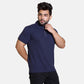 Blue Smart Zipper Polo