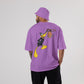 Colorful DAFFY Oversized T-Shirts: Lavender: Elegant Lavender Haze