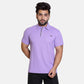 Lavender Smart Zipper Polo