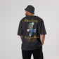 Colorful MARIO Oversized T-Shirts: Black: Sleek Monochrome Edge