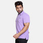 Lavender Smart Zipper Polo