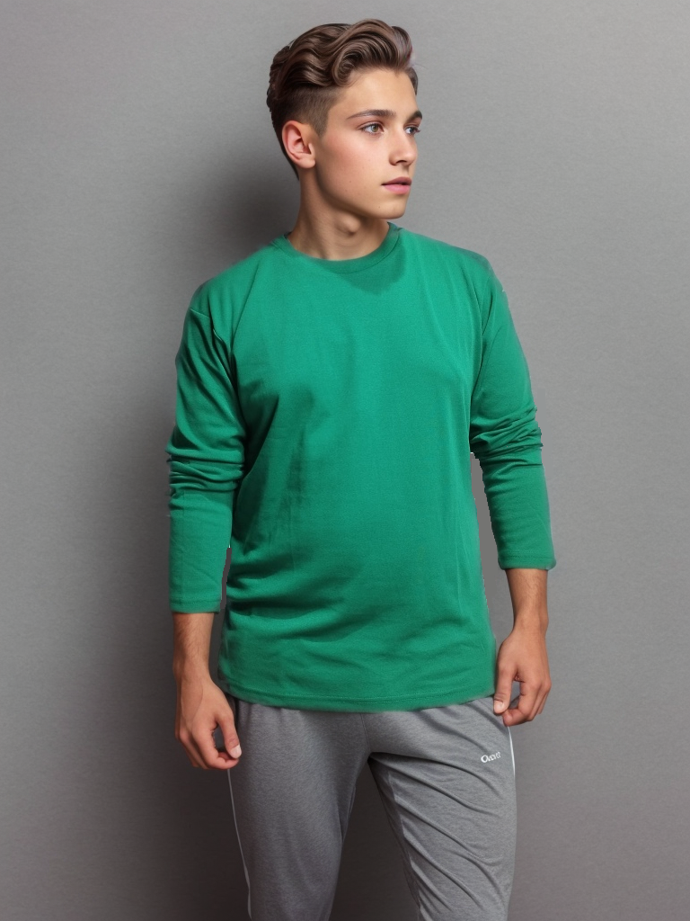 Oversized Winter Forest Green Tee