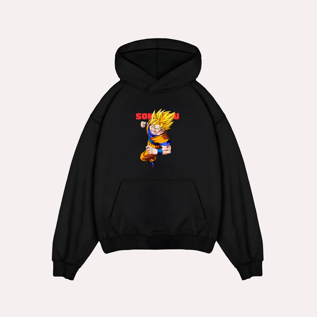 Super Saiyan Goku Oversized Hoodie