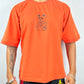 Colorful PANDA Oversized T-Shirts: Orange: Vibrant Citrus Burst