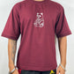 Colorful PANDA Oversized T-Shirts: Wine: Sophisticated Wine Essence