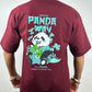 Colorful PANDA Oversized T-Shirts: Wine: Sophisticated Wine Essence