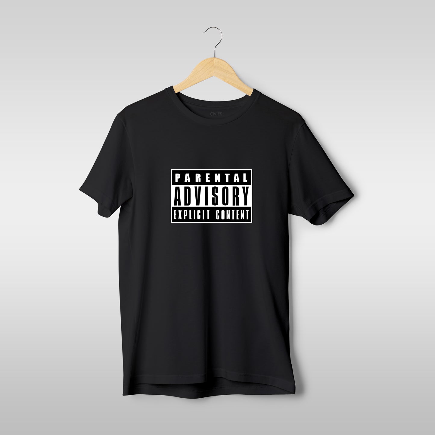 Parental Advisory Explicit Content Regular Fit T-Shirt