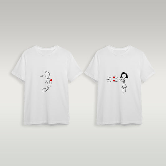 Pack of 2 Valentine Special Regular Fit T-Shirt