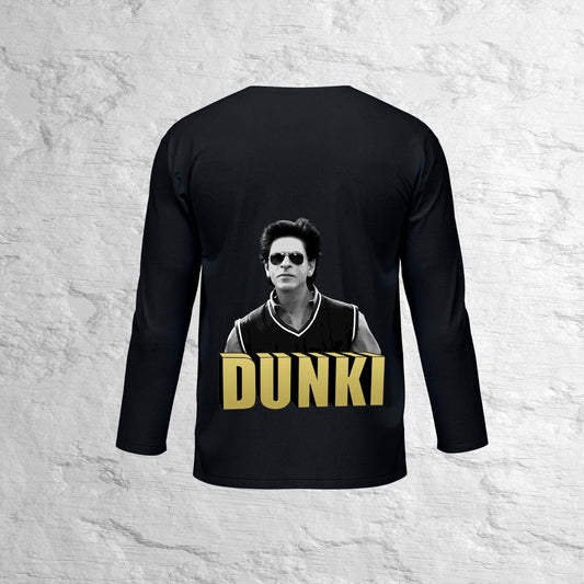 Dunki Printed Full Sleeves Oversized T-Shirt