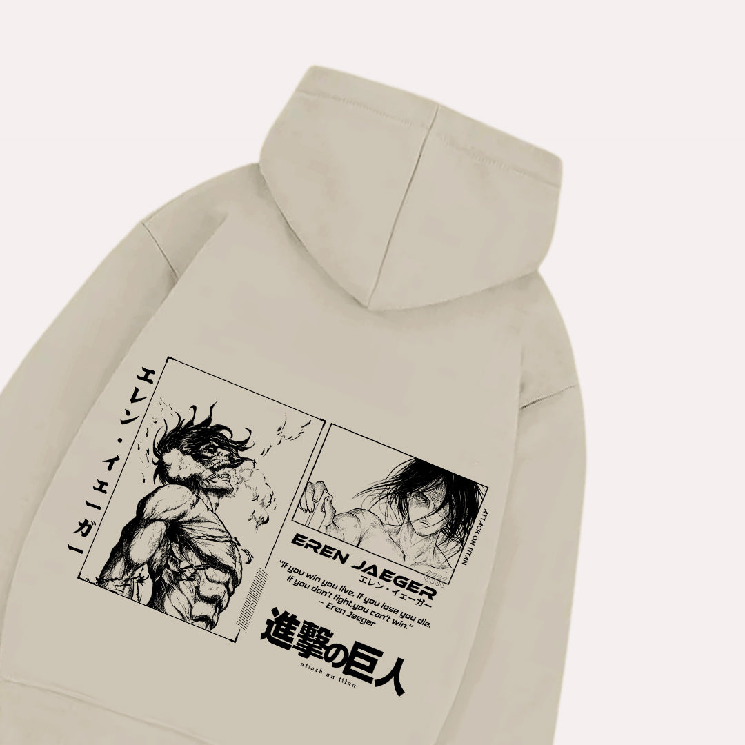 Future Titan Eren Yeager Oversized Hoodie