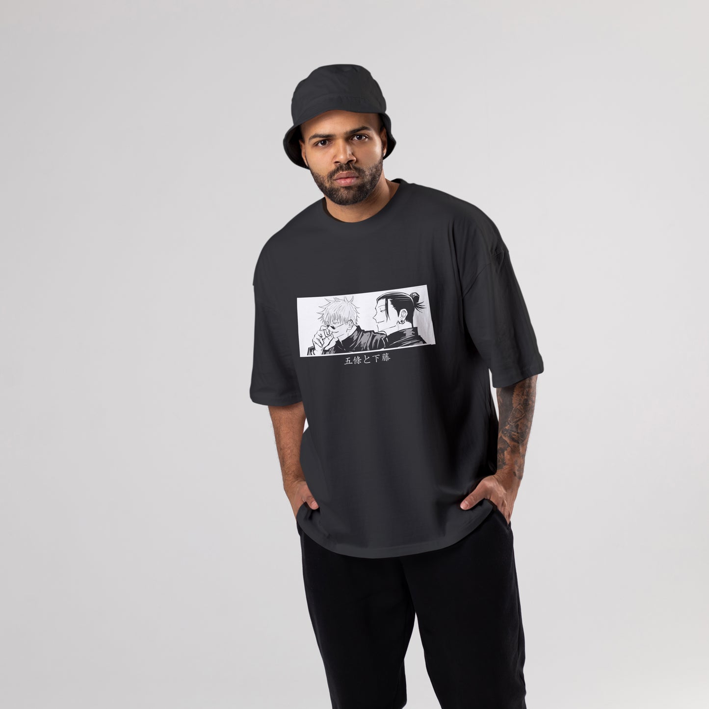 Gojo and Geto Oversized T-Shirt - CIVIES
