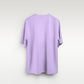 Lavender Oversized Solid Tee