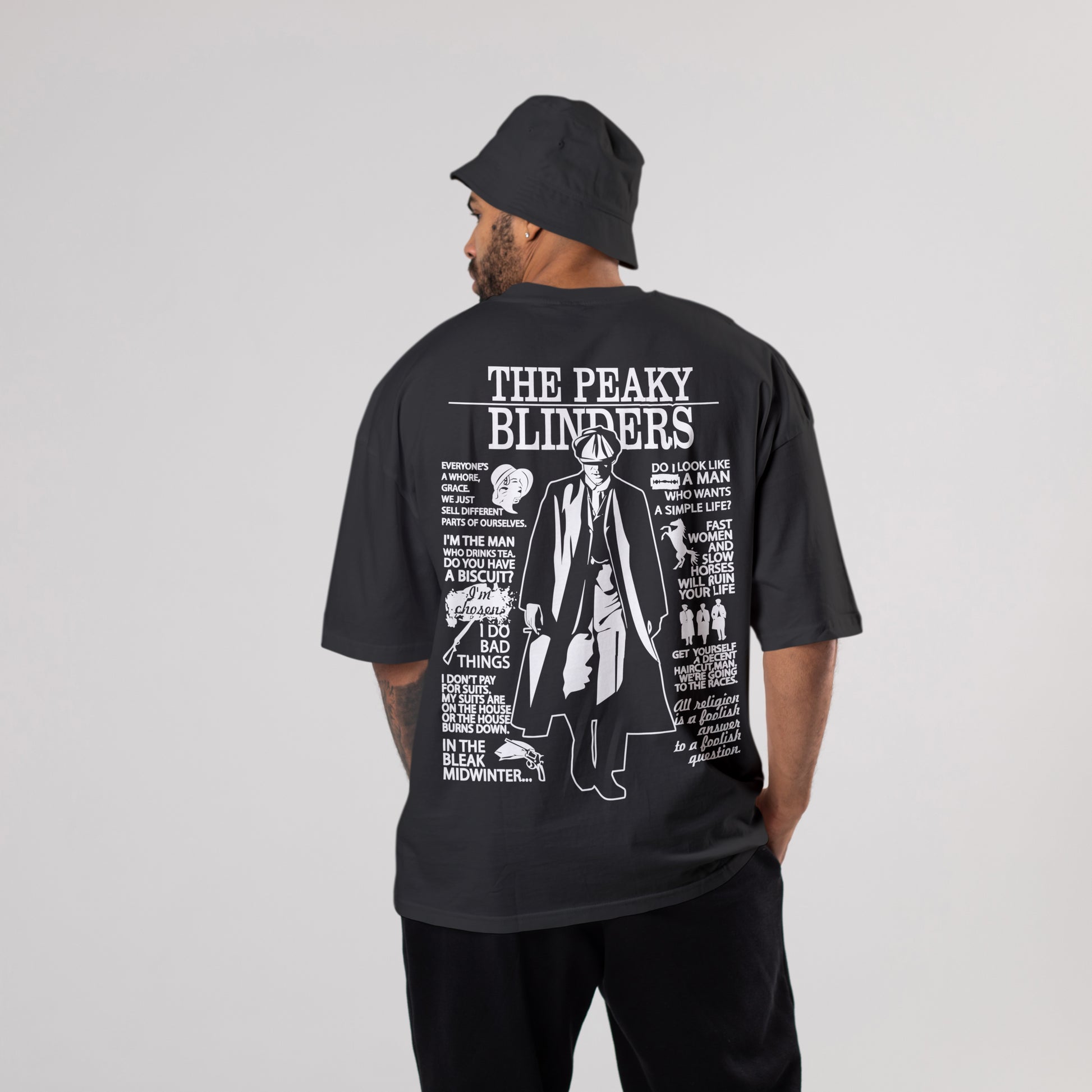 Peaky Blinders: Thomas Shelby Oversized T-Shirt - CIVIES